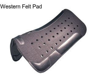 Western Felt Pad