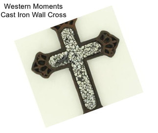 Western Moments Cast Iron Wall Cross