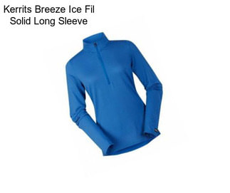 Kerrits Breeze Ice Fil Solid Long Sleeve