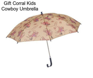 Gift Corral Kids Cowboy Umbrella