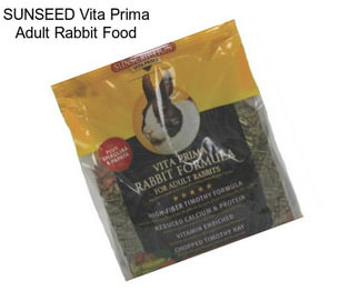 SUNSEED Vita Prima Adult Rabbit Food