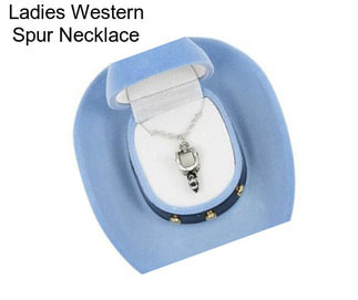 Ladies Western Spur Necklace