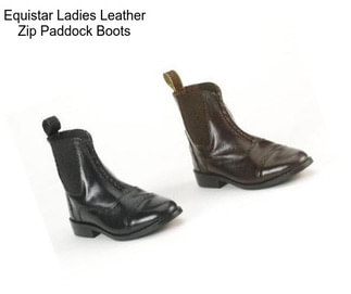 Equistar Ladies Leather Zip Paddock Boots