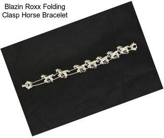 Blazin Roxx Folding Clasp Horse Bracelet
