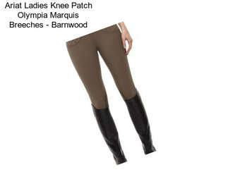 Ariat Ladies Knee Patch Olympia Marquis Breeches - Barnwood