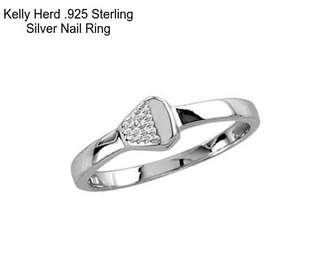 Kelly Herd .925 Sterling Silver Nail Ring