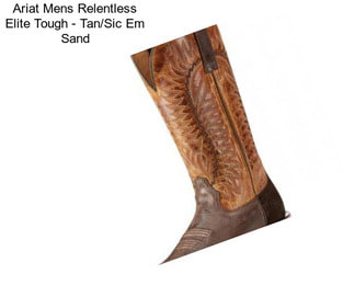 Ariat Mens Relentless Elite Tough - Tan/Sic Em Sand