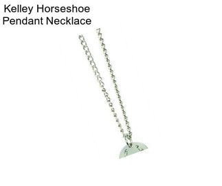 Kelley Horseshoe Pendant Necklace