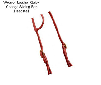 Weaver Leather Quick Change Sliding Ear Headstall