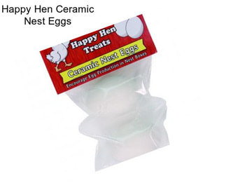 Happy Hen Ceramic Nest Eggs