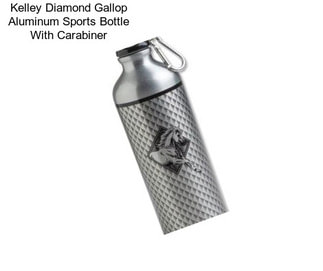 Kelley Diamond Gallop Aluminum Sports Bottle With Carabiner