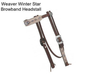 Weaver Winter Star Browband Headstall