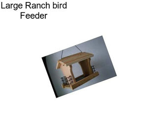 Large Ranch bird Feeder