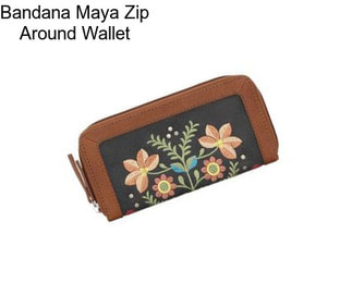 Bandana Maya Zip Around Wallet