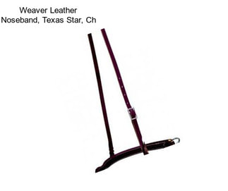 Weaver Leather Noseband, Texas Star, Ch
