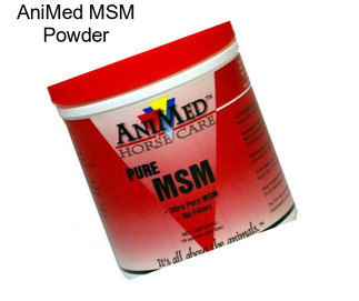 AniMed MSM Powder