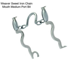 Weaver Sweet Iron Chain Mouth Medium Port Bit