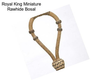 Royal King Miniature Rawhide Bosal