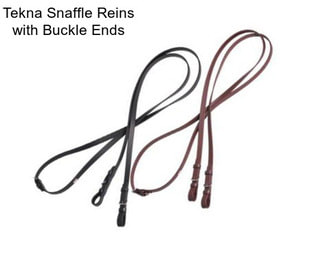 Tekna Snaffle Reins with Buckle Ends