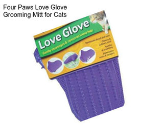 Four Paws Love Glove Grooming Mitt for Cats