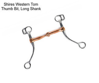 Shires Western Tom Thumb Bit, Long Shank