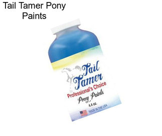 Tail Tamer Pony Paints