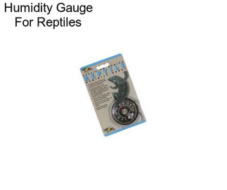 Humidity Gauge For Reptiles