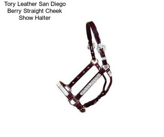 Tory Leather San Diego Berry Straight Cheek Show Halter