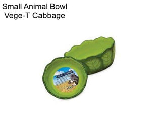 Small Animal Bowl Vege-T Cabbage