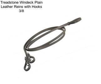 Treadstone Windeck Plain Leather Reins with Hooks 3/8\