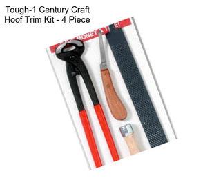 Tough-1 Century Craft Hoof Trim Kit - 4 Piece