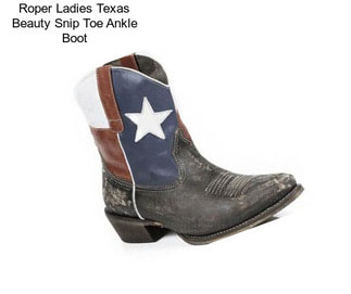 Roper Ladies Texas Beauty Snip Toe Ankle Boot