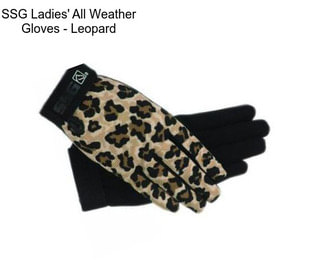 SSG Ladies\' All Weather Gloves - Leopard