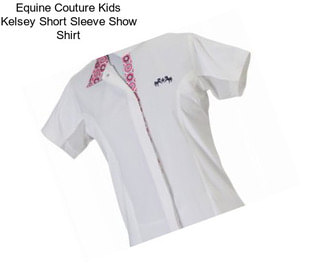 Equine Couture Kids Kelsey Short Sleeve Show Shirt