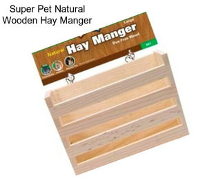 Super Pet Natural Wooden Hay Manger