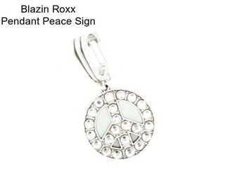 Blazin Roxx Pendant Peace Sign