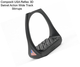 Compositi USA Reflex 3D Swivel Action Wide Track Stirrups