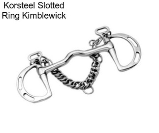 Korsteel Slotted Ring Kimblewick