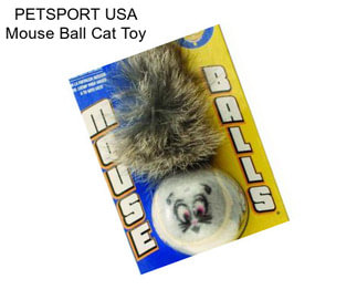 PETSPORT USA Mouse Ball Cat Toy