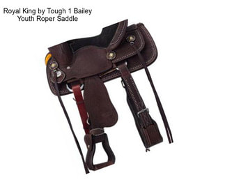 Royal King by Tough 1 Bailey Youth Roper Saddle