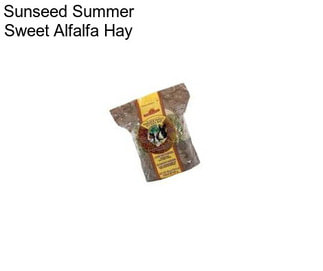 Sunseed Summer Sweet Alfalfa Hay