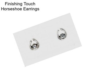 Finishing Touch Horseshoe Earrings