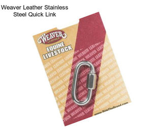 Weaver Leather Stainless Steel Quick Link