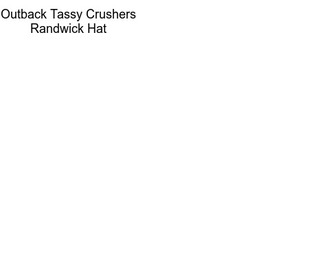 Outback Tassy Crushers Randwick Hat