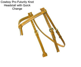 Cowboy Pro Futurity Knot Headstall with Quick Change