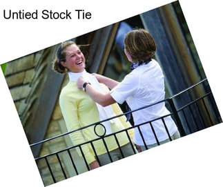 Untied Stock Tie