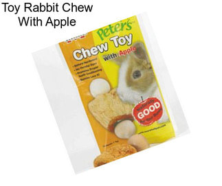 Toy Rabbit Chew With Apple