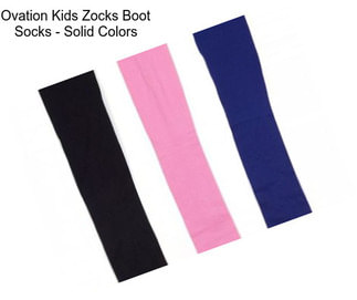 Ovation Kids Zocks Boot Socks - Solid Colors