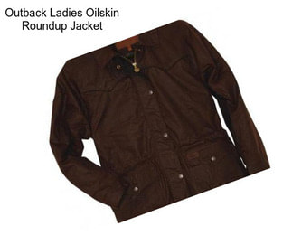 Outback Ladies Oilskin Roundup Jacket