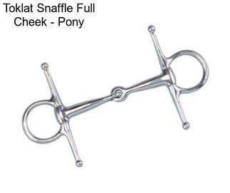 Toklat Snaffle Full Cheek - Pony